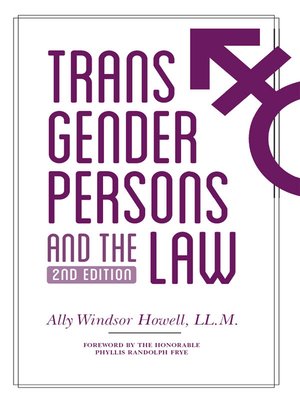 cover image of Transgender Persons and the Law